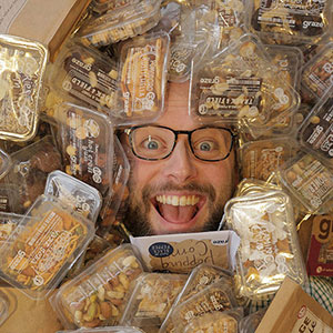 Ben with snacks