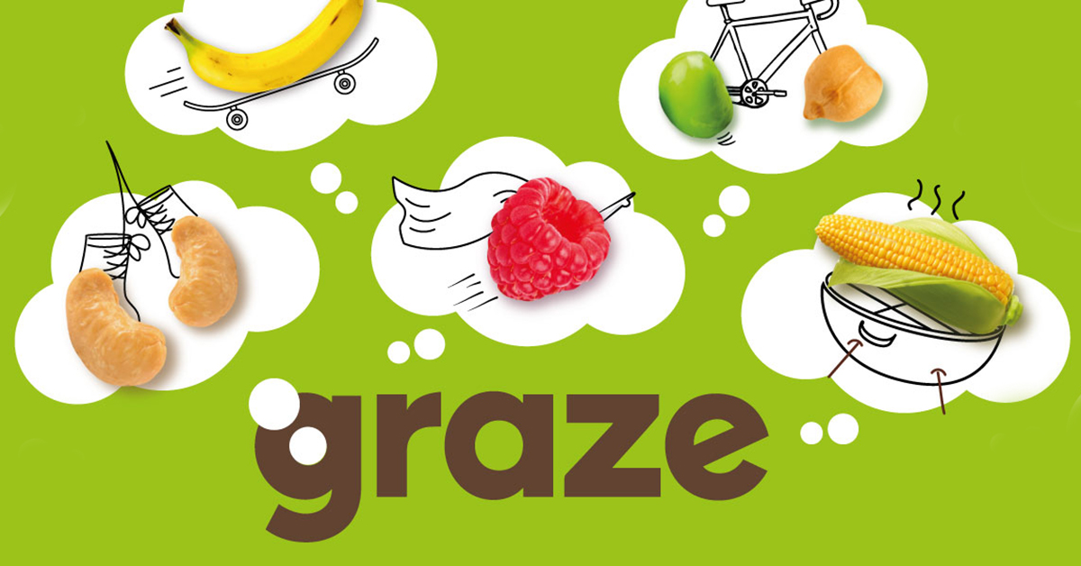 graze healthier snacks by post