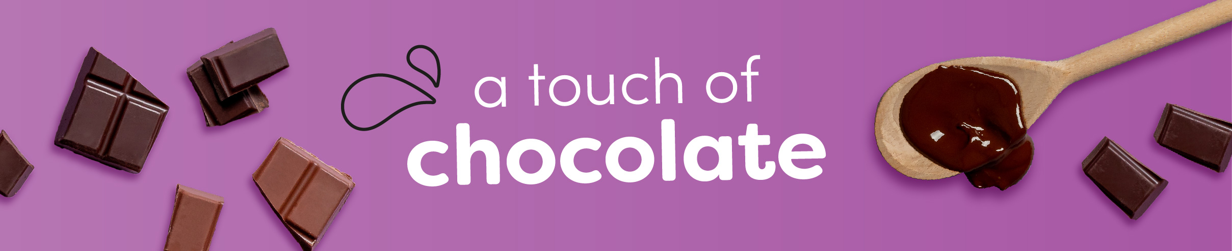 a touch of chocolate