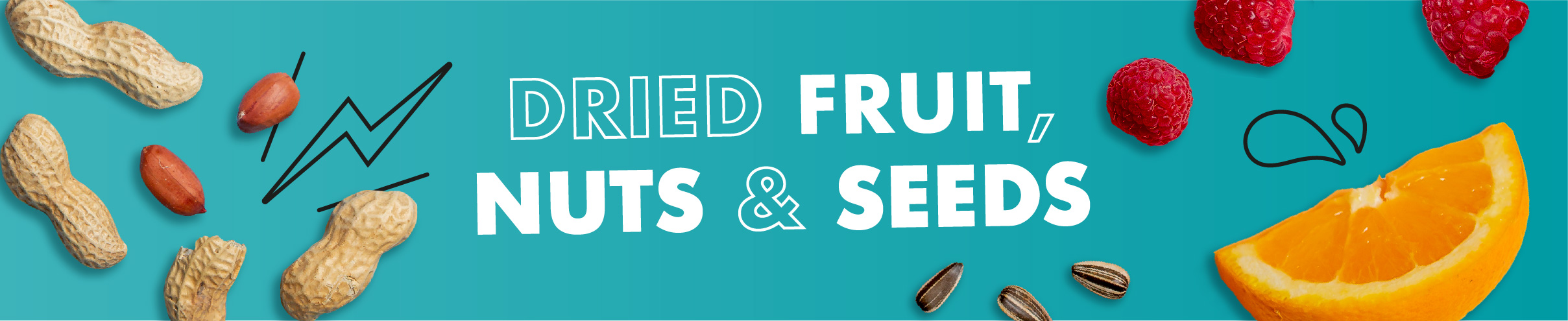 dried fruit, nuts and seeds