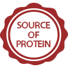 source of protein badge
